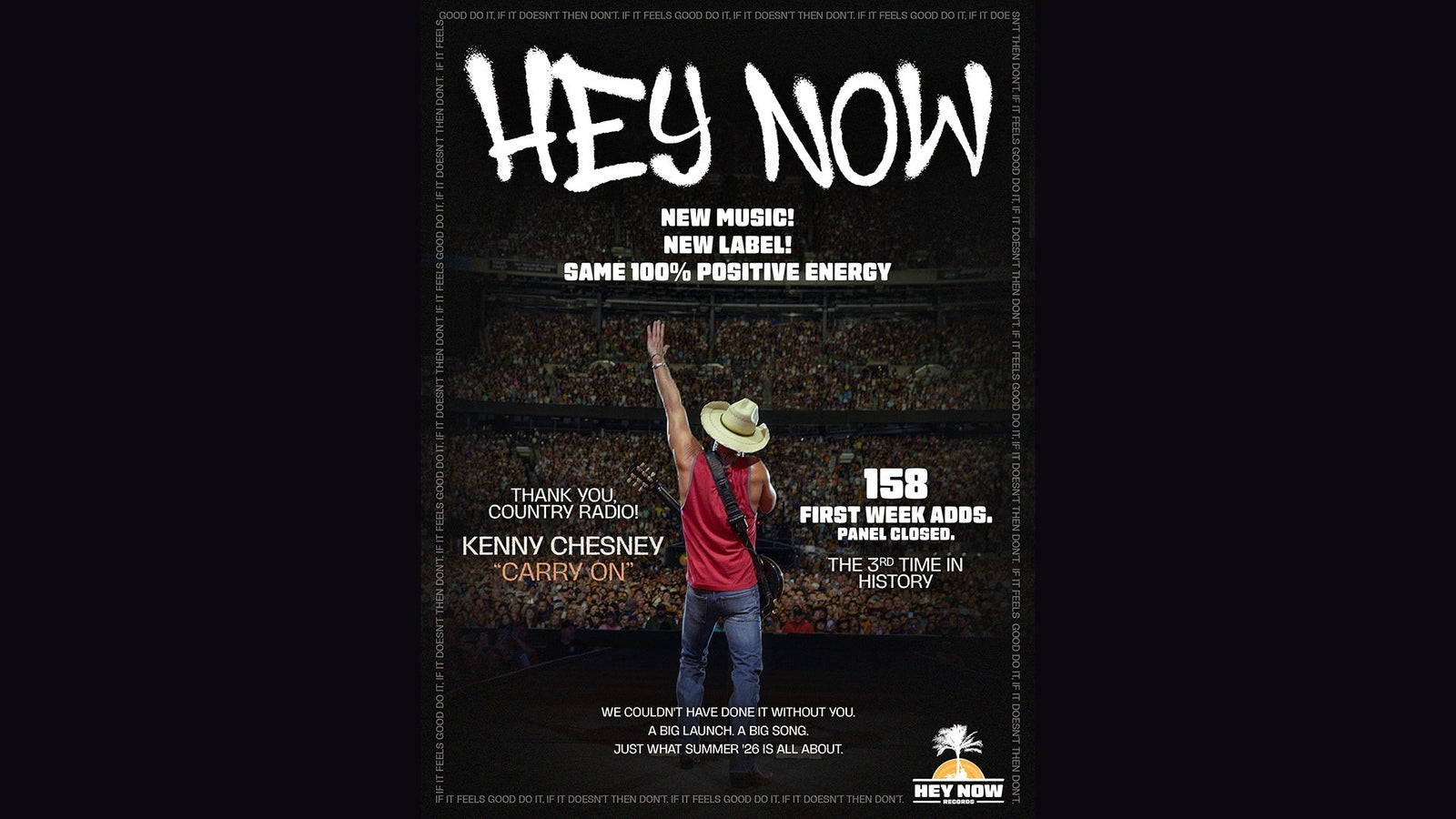 Kenny Chesney CLOSES IT OUT w. “Carry On”