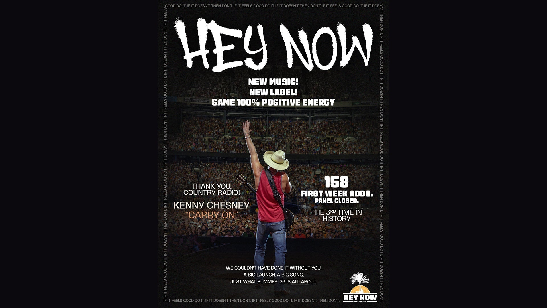 Kenny Chesney CLOSES IT OUT w. “Carry On”