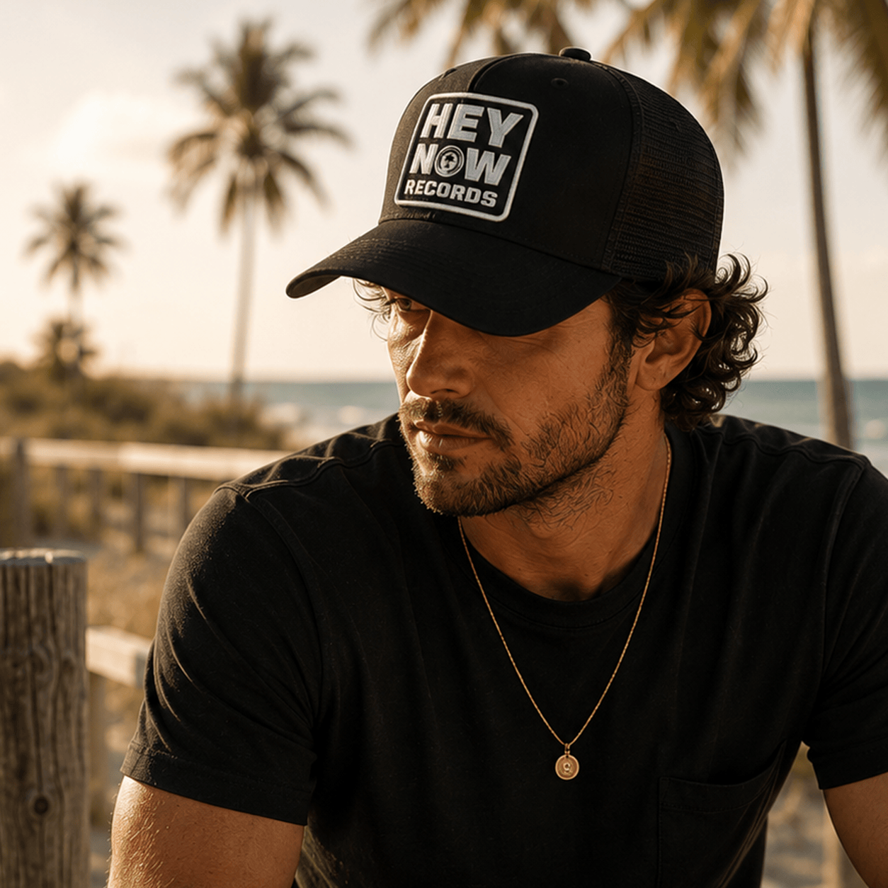 HEY NOW Records-Square Logo Hat