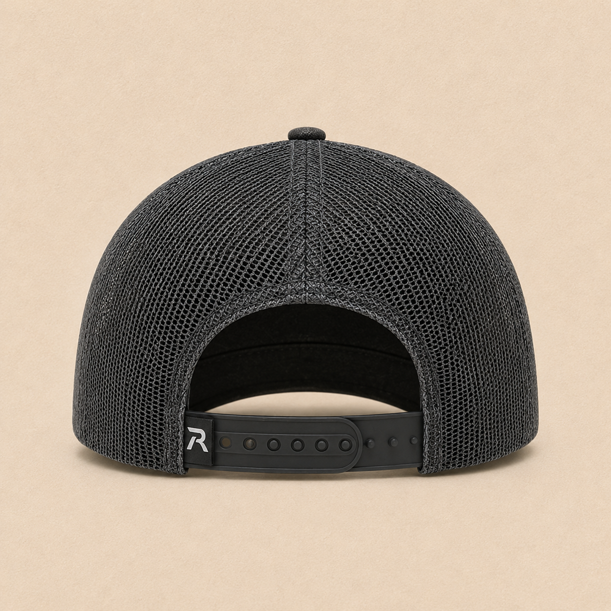 HEY NOW Square Logo Trucker Hat BACK