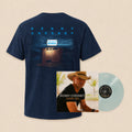 Silver Sands Marina Navy T-Shirt with Carry On (7” Vinyl-Sphere Edition)
